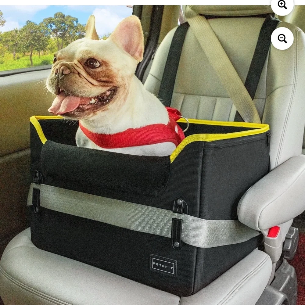 NEW PetSafe Black Carrier with Yellow Accents